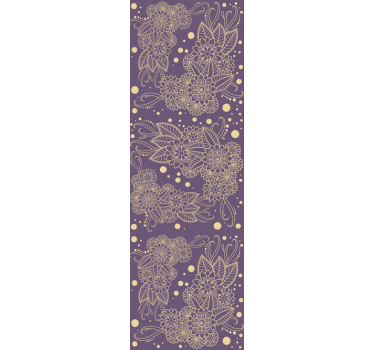 papel de parede quarto de casal decoração floral paisley - TenStickers