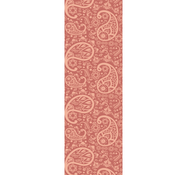 papel parede ornamental Paisley pattern - TenStickers