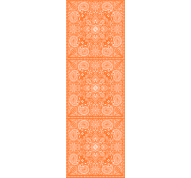 papel parede ornamental Paisley tile - TenStickers