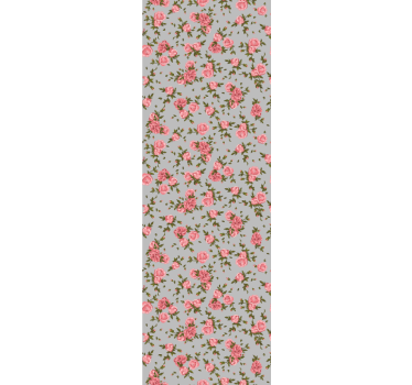 papel de parede flores Padrão de rosas - TenStickers