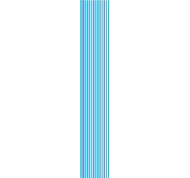 papel parede vertical Listrado azul e verde - TenStickers