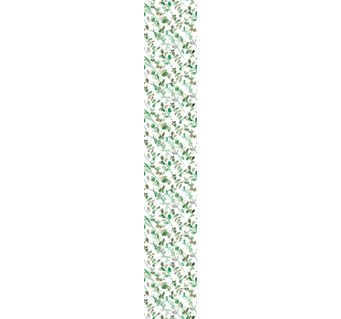 papel parede árvores Fundo branco com ramos - TenStickers