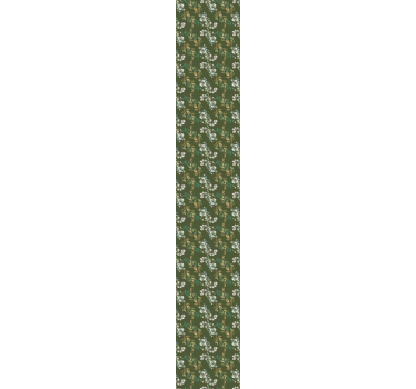 papel parede árvores Folhas e ramos fundo verde - TenStickers