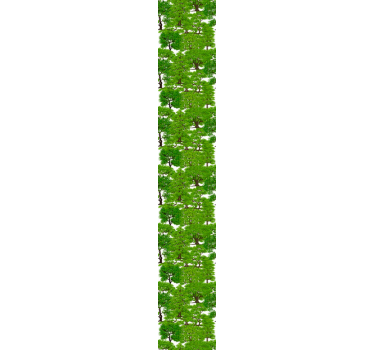 papel parede árvores Floresta verde com árvores - TenStickers