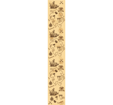papel de parede criança Ilha do tesouro - TenStickers