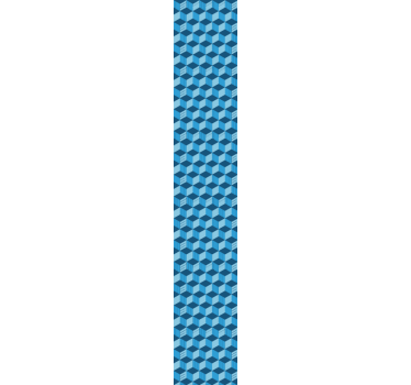 papéis de parede animados Papel de parede 3d azul profundo - TenStickers