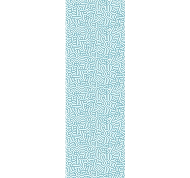 papel de parede flores Coral abstrato - TenStickers