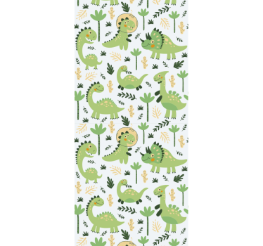 papel de parede animais Dinossauros bebês - TenStickers