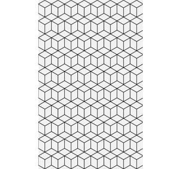 papel parede quadrados Cubos - TenStickers