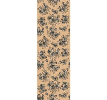 papel de parede floral plantas ornamentadas - TenStickers