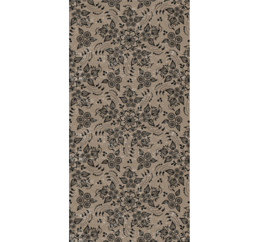 papel de parede de flores padrão floral estampado - TenStickers