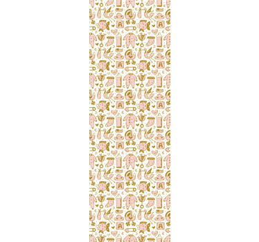 papel de parede quarto Coisas de bebê - TenStickers