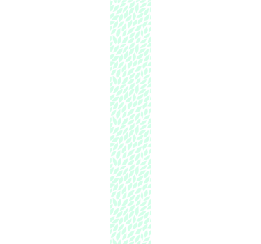 papel de parede flores Papel de parede de pétalas verdes - TenStickers