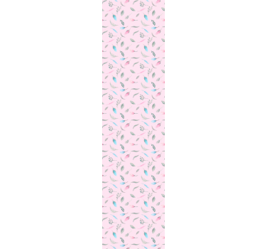 papel de parede flores Flor rosa - TenStickers
