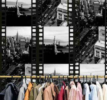 Papel de parede cidades e países paisagem urbana de filme - TenStickers