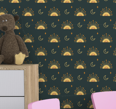 papel de parede criança Crianças céu noturno - TenStickers