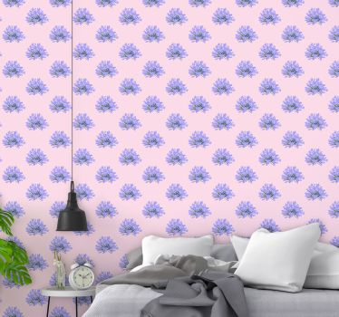 Papel de parede de natureza Flores violeta - TenStickers