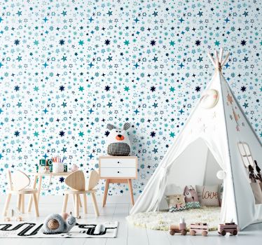 papel parede estrelas Caminho de Estrelas - TenStickers