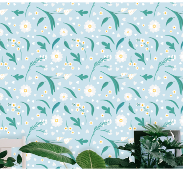 papel de parede floral exposição de jardim floral - TenStickers