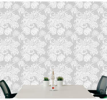 papel de parede floral matriz botânica - TenStickers