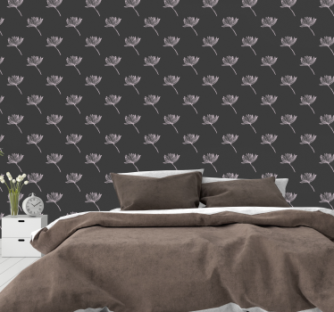 Papel de parede floral toque floral elegante - TenStickers