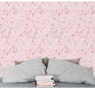 papel de parede flores Pétalas de sakura sem costura caindo pétal - TenStickers