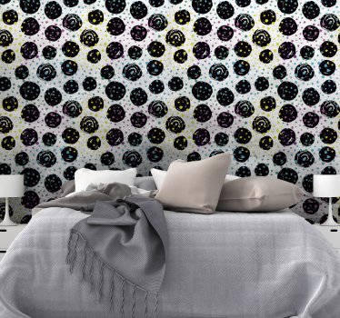 papel parede moderno Pontos estilosos - TenStickers