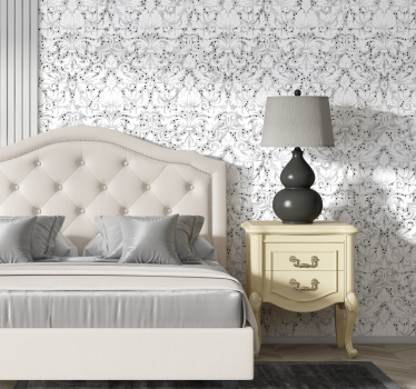 papel parede ornamental campo de diamantes - TenStickers