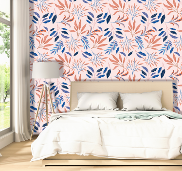 papel parede florido Dança Elegante - TenStickers