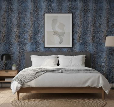 Papel de parede para quarto com design retrô e padrão cru - TenStickers