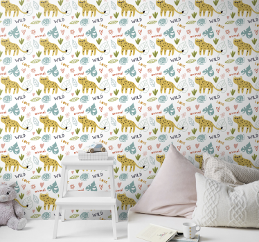 Papel de parede para quarto infantil Selva - TenStickers