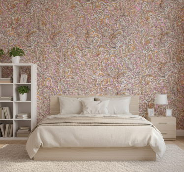 Papel de parede para quarto kallax abstrato - TenStickers