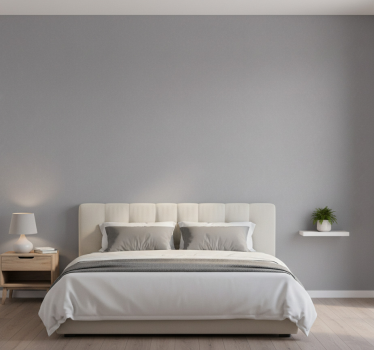 Papel de parede para quarto cinza simples - TenStickers