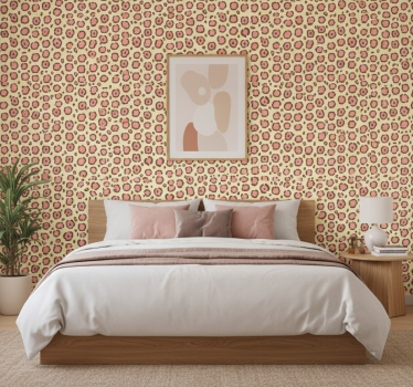 Papel de parede para quarto textura de pele de leopardo - TenStickers