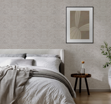 Papel de parede quarto de casal textura natural entrelaçada - TenStickers