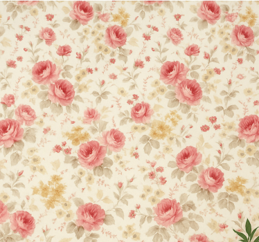 Papel de parede quarto de casal com design floral romântico - TenStickers