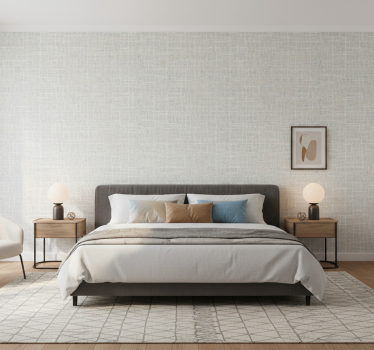 Papel de parede quarto de casal cor sólida - TenStickers