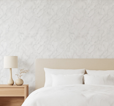 Papel de parede quarto de casal design mármore cinza branco - TenStickers