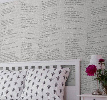 papel de parede com escritas Sonho de uma noite de verão ii - TenStickers