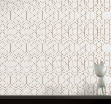 papel parede abstracto Ornamento glamour real - TenStickers