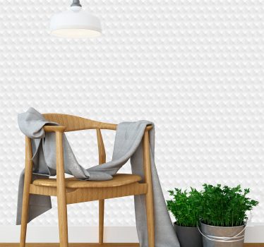 papel parede betão Elementos de concreto branco 3d - TenStickers