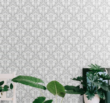 papel parede clássico Estilo damasco sem costura - TenStickers