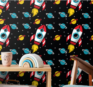 Papel parede moderno Ao infinito e além - TenStickers