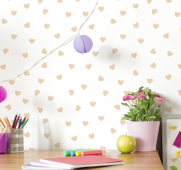 Papel de parede infantil Corações minúsculos - TenStickers