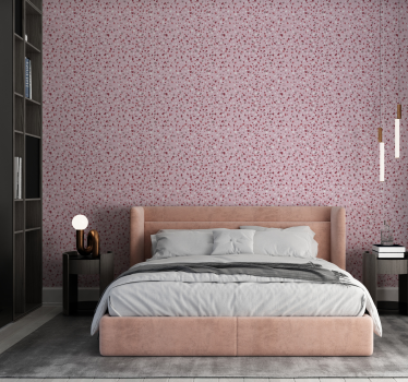 papel parede pedra Tons rosa terrazo - TenStickers