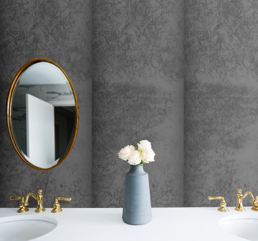 papel parede vertical produtode veludo cinza imitação - TenStickers